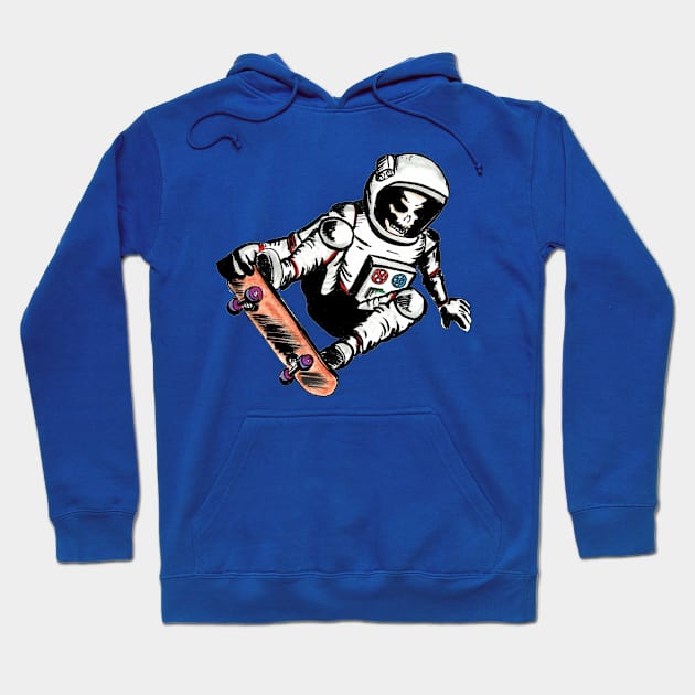 Space Boarding Hoodie by mentaone